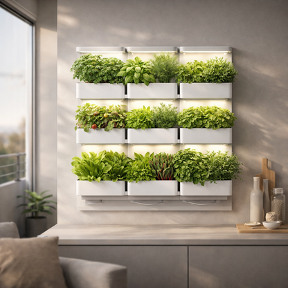 HydroSense EverHarvest 9-Panel Wall Farm